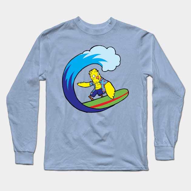 Surfin' Bird Long Sleeve T-Shirt by deancoledesign